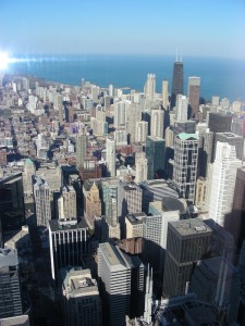 View from the Willis Tower, Chicago