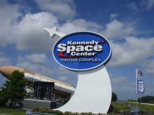 Entrance to The Kennedy Space Center