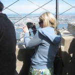 Capturing the view at the top of the Empire State Building
