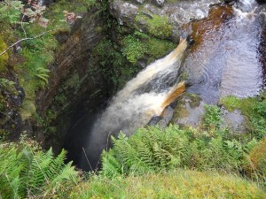 Beck disappearing into Gaping Gill