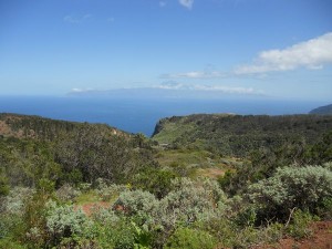 View of Tenerife from La Gomera