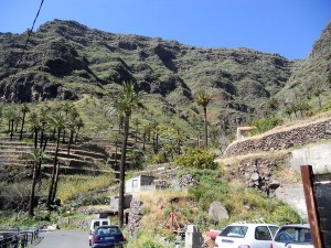 The cliff at Barranco de Hayas