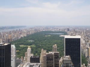 Central Park from the Top of the Rock, NYC